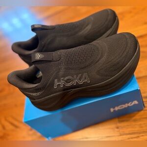 Hoka Men's Black Skyward Laceless Sneakers
